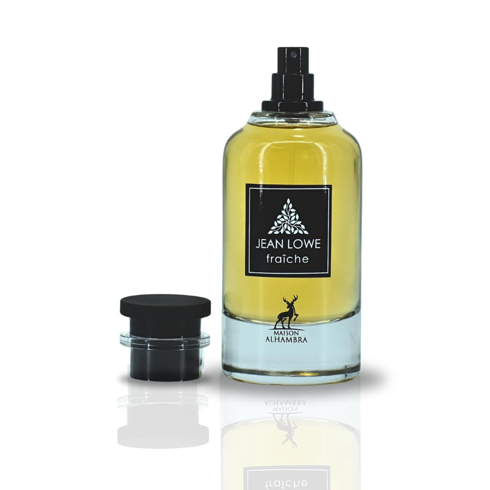 Maison Alhambra Jean Lowe Fraiche melon-jasmine-ginger close-up suggests fresh fruity florals for daytime