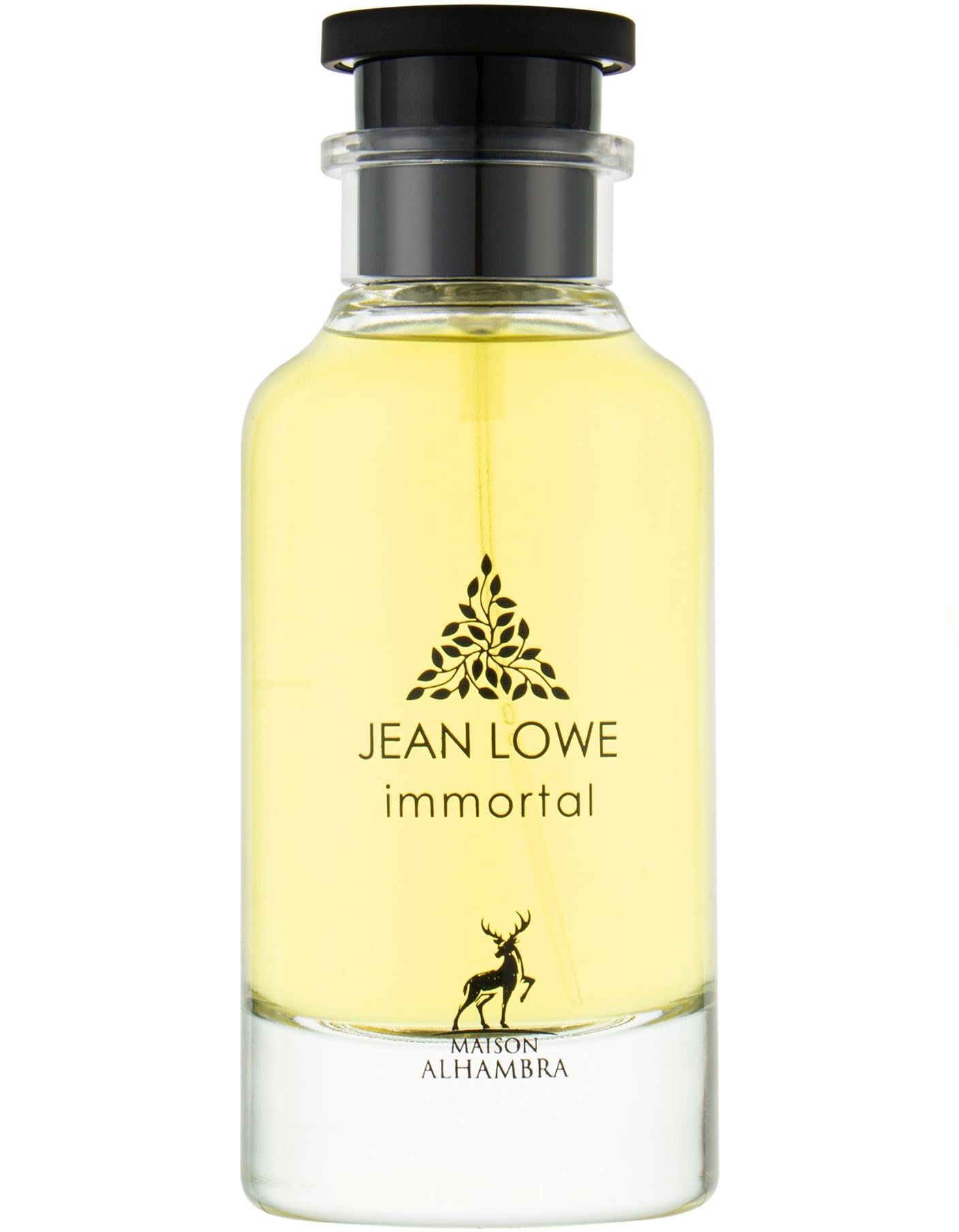 Maison Alhambra Jean Lowe Immortel bottle front view signals bold sophistication.