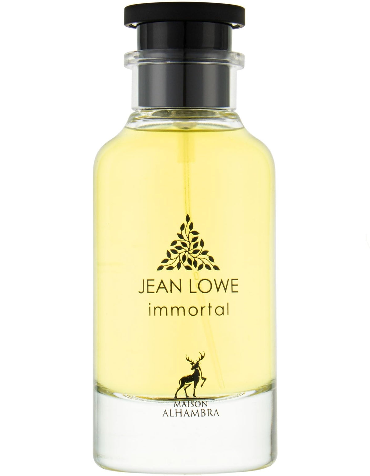 Maison Alhambra Jean Lowe Immortel bottle front view signals bold sophistication.