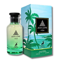 Maison Alhambra Jean Lowe Vibe bottle-front captures vibrant citrus energy for daily confidence