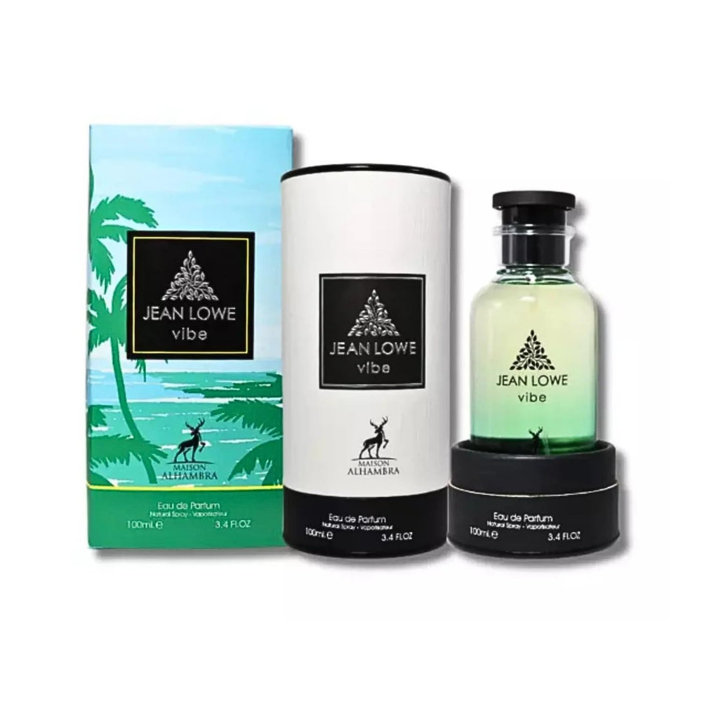 Maison Alhambra Jean Lowe Vibe lifestyle-shot suggests long-lasting freshness for outings
