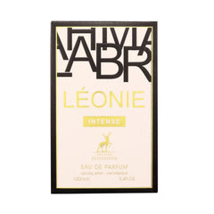 Leonie Intense bottle atomizer by Maison Alhambra enables precise, easy application.