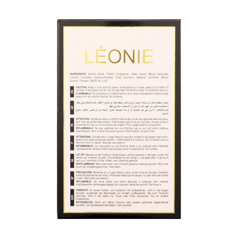 Leonie Intense cap close-up reflects refined design for premium style.