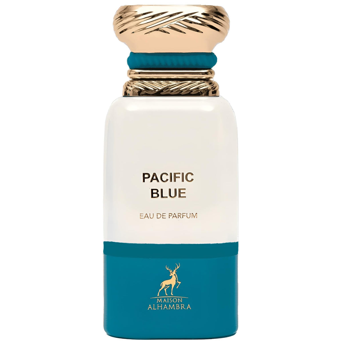 Maison Alhambra Pacific Blue EDP bottle-front for daily unisex wear