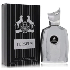 Maison Alhambra Perseus bottle offers a refined fragrance for confident evening wear.