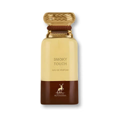 Maison Alhambra Tobacco Touch bottle—perfect for evening wear and confident style.