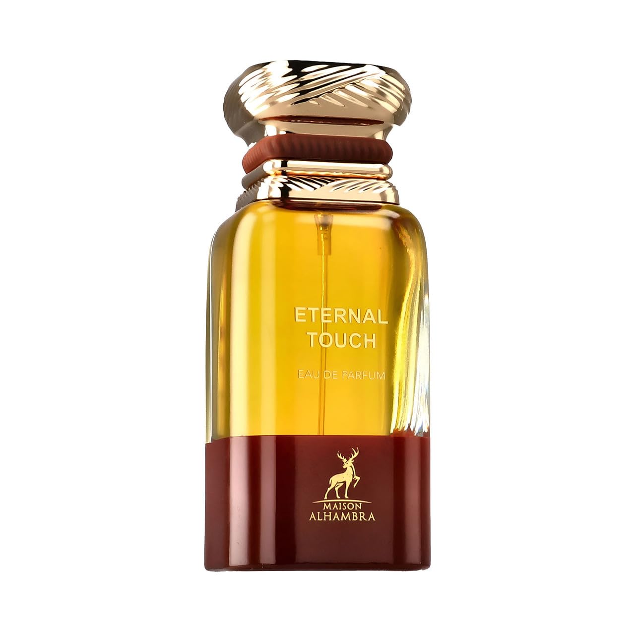 Maison Alhambra Toscano Leather bottle front view for refined daytime scent