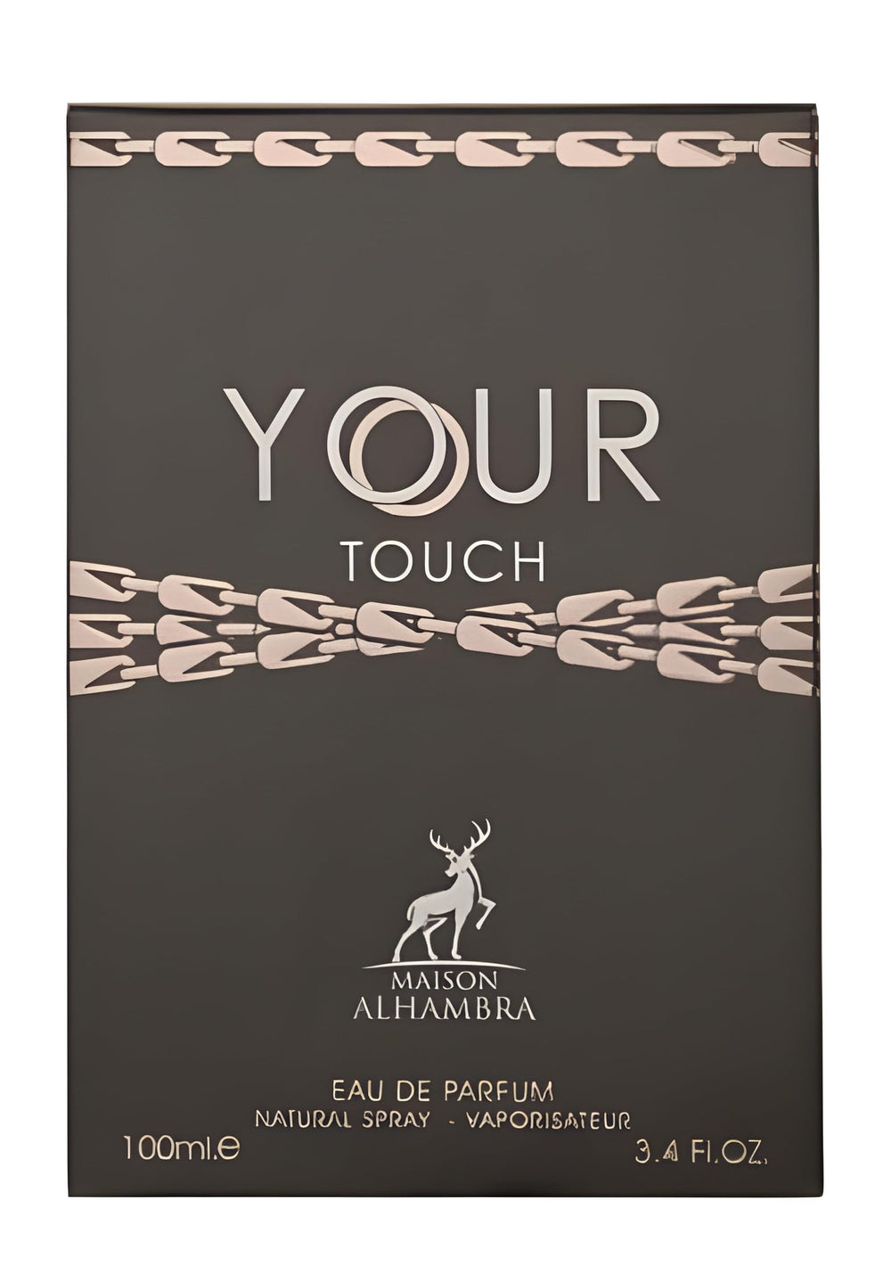 Maison Alhambra Your Touch base notes vanilla and cedar add warm depth.
