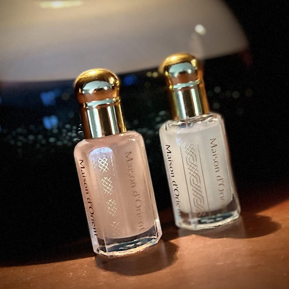 Atomizador Pink Musk para aplicación rápida y refrescante.