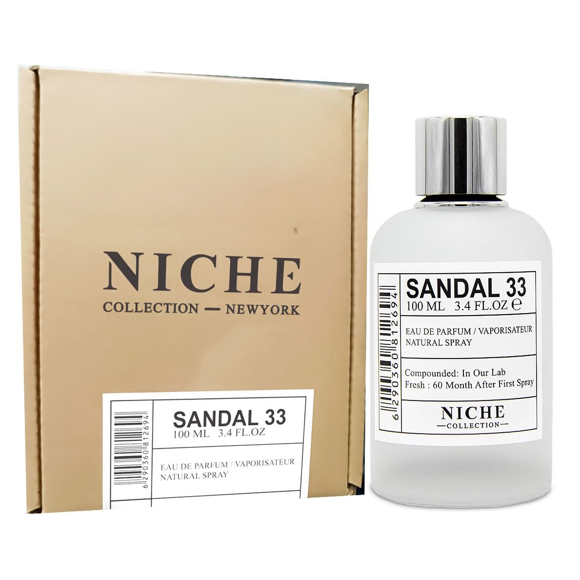 Maison d'Orient Sandal 33 top notes cardamom and papyrus create a fresh opening.