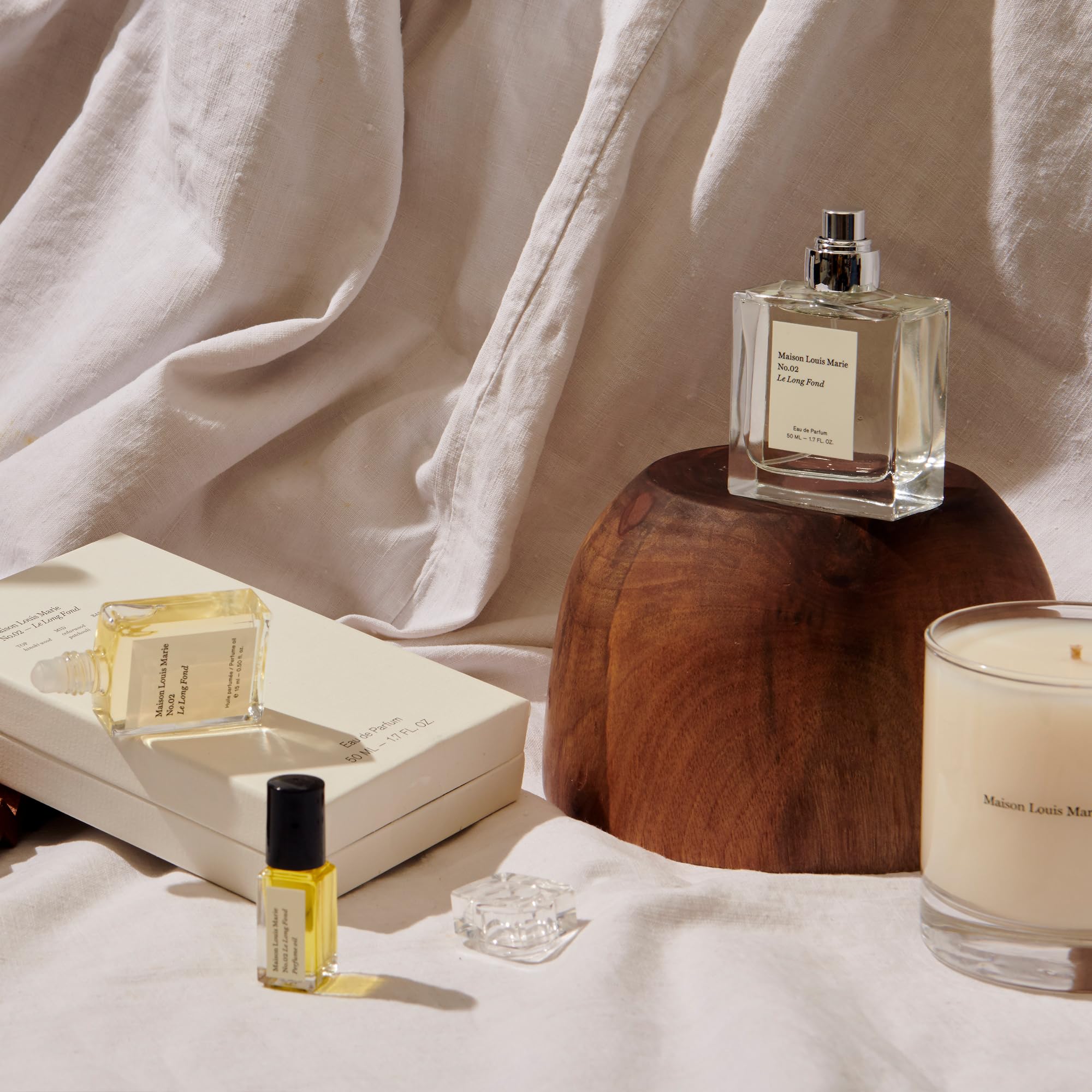 Maison Louis Marie No02 Le Long Fond mini-sample edition offers travel-friendly luxury scent exploration.