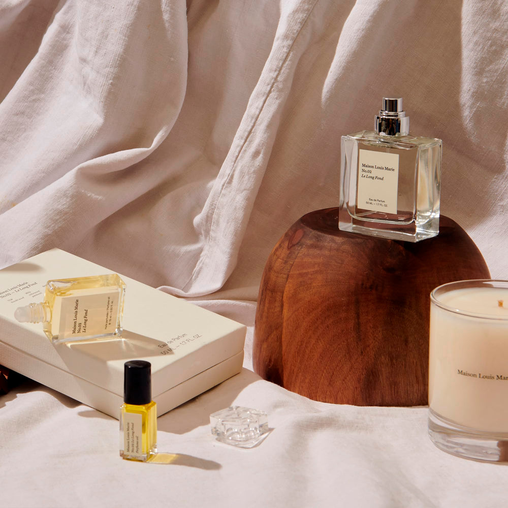 Maison Louis Marie No02 Le Long Fond mini-sample edition offers travel-friendly luxury scent exploration.