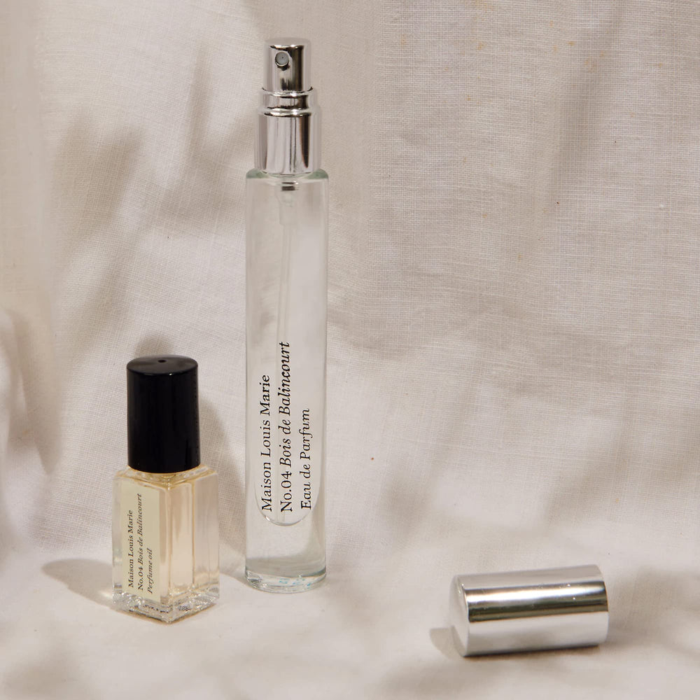 Maison Louis Marie No.04 Bois De Balincourt amber-woody scent close-up