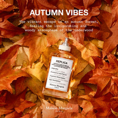 Maison Margiela Replica Autumn Vibes packaging close-up for seasonal gifting.