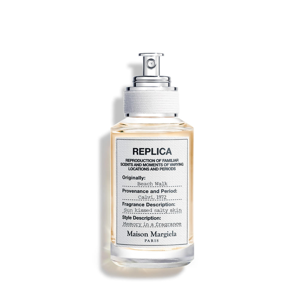 Maison Margiela Beachwalk bottle under bright light for daily freshness.