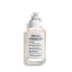 Maison Margiela Beachwalk bottle under bright light for daily freshness.