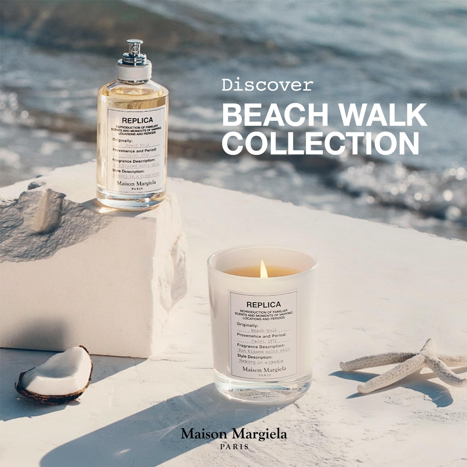 Maison Margiela Beachwalk summer-vibe image evokes carefree coastal days.