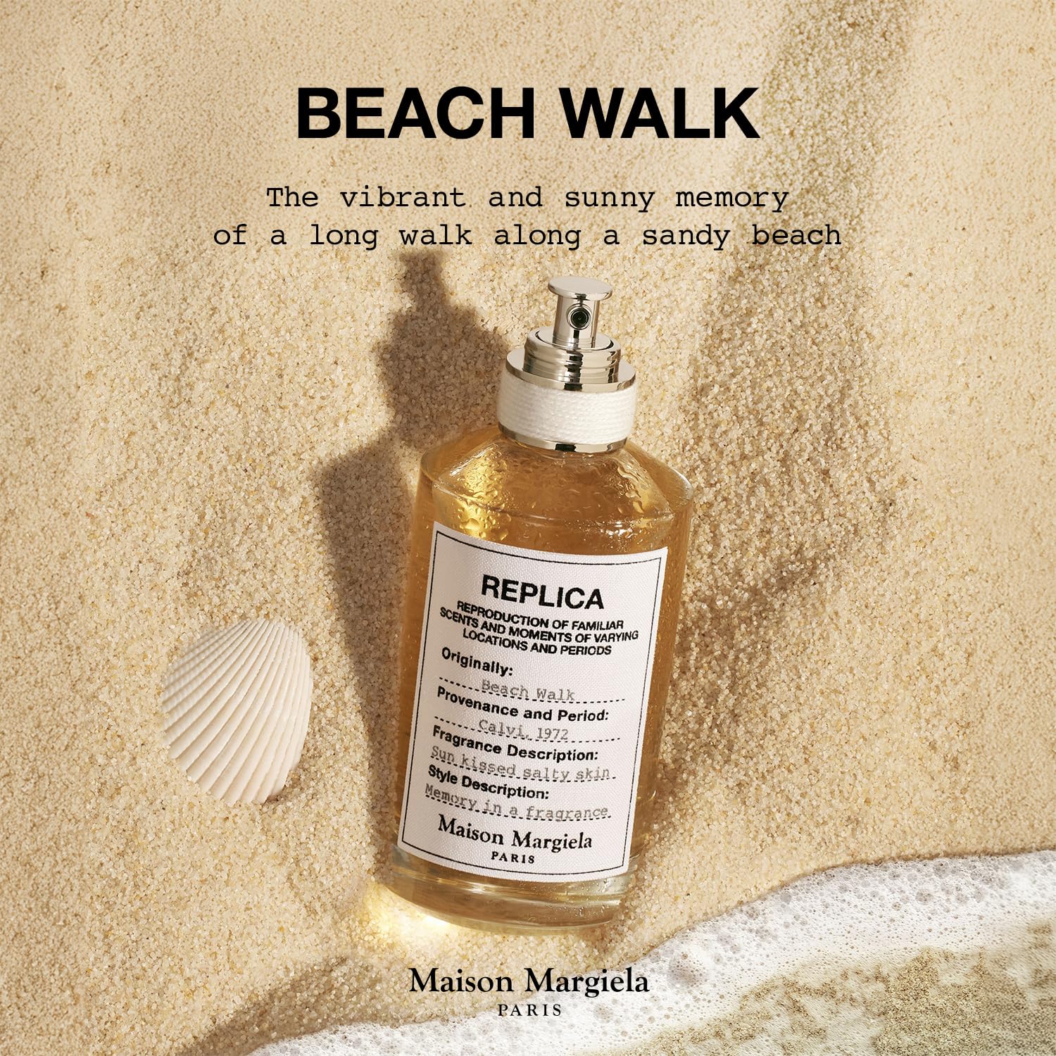 Maison Margiela Beachwalk ylang-ylang heart-notes offer tropical elegance.