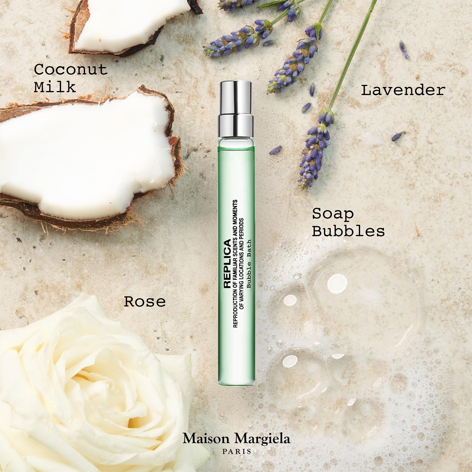 Maison Margiela Replica Beach Walk travel bottle evokes seaside strolls and sunlit memories