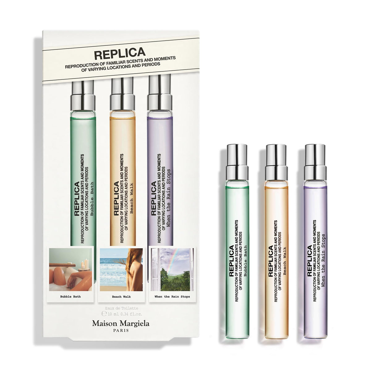 Maison Margiela Replica When The Rain Stops travel bottle for fresh spring mornings