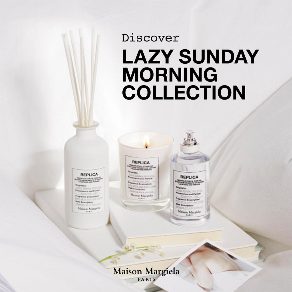 Maison Margiela Replica Lazy Sunday Morning precise label underscores luxury branding.
