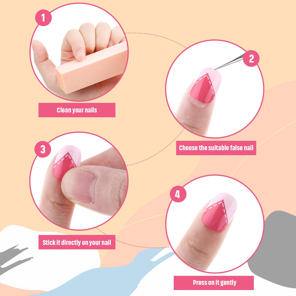 Maitys pre-glued press-on nails for easy DIY nail art for kids