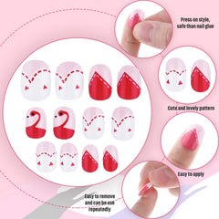 Maitys short full-cover tips for easy, tidy nail applications for children