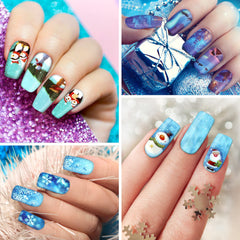 Maitys Christmas nail stickers deer for chic accents on short nails and faster seasonal art.