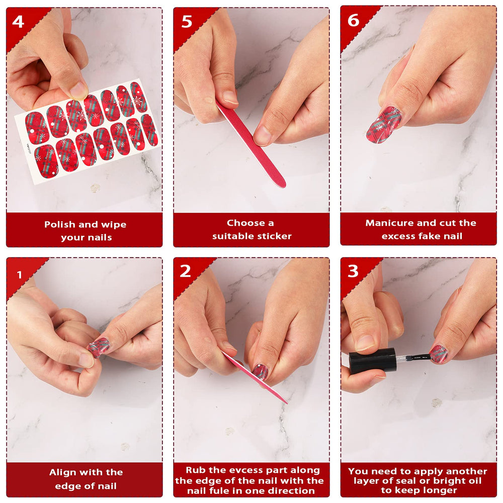 Maitys DIY nail wraps include two files for prep