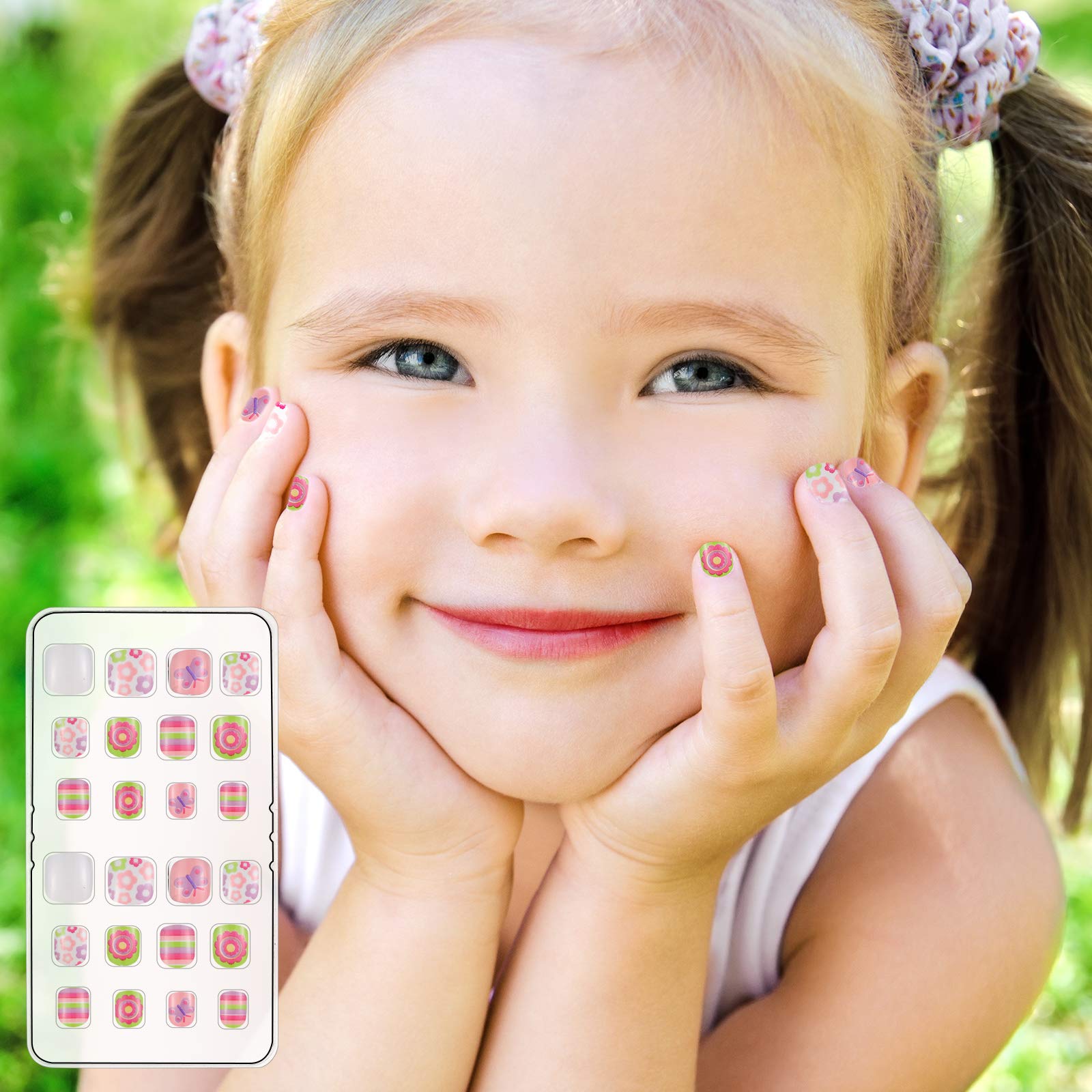 Maitys glitter gradient close-up highlights bright colors