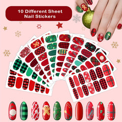 Maitys gradient glitter wraps easy to apply on natural or acrylic nails