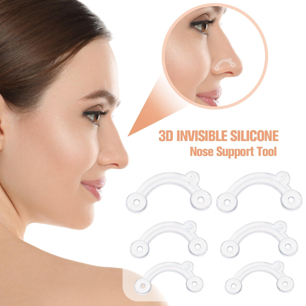 Maitys silicone nose shaper materials image emphasizes skin-friendly construction for safe use.