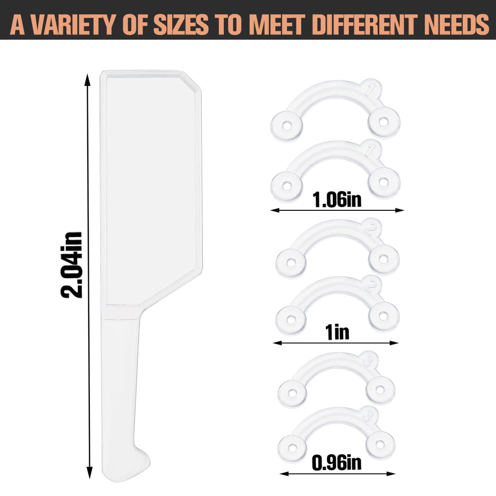 Maitys nose-up lifting clip inside view highlights elastic PET middle for durable wear.