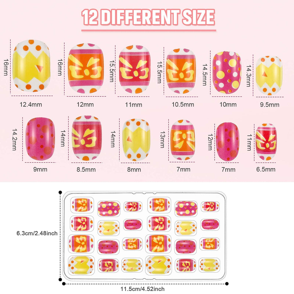 Maitys press-on nails showing easy application for quick DIY kid nails