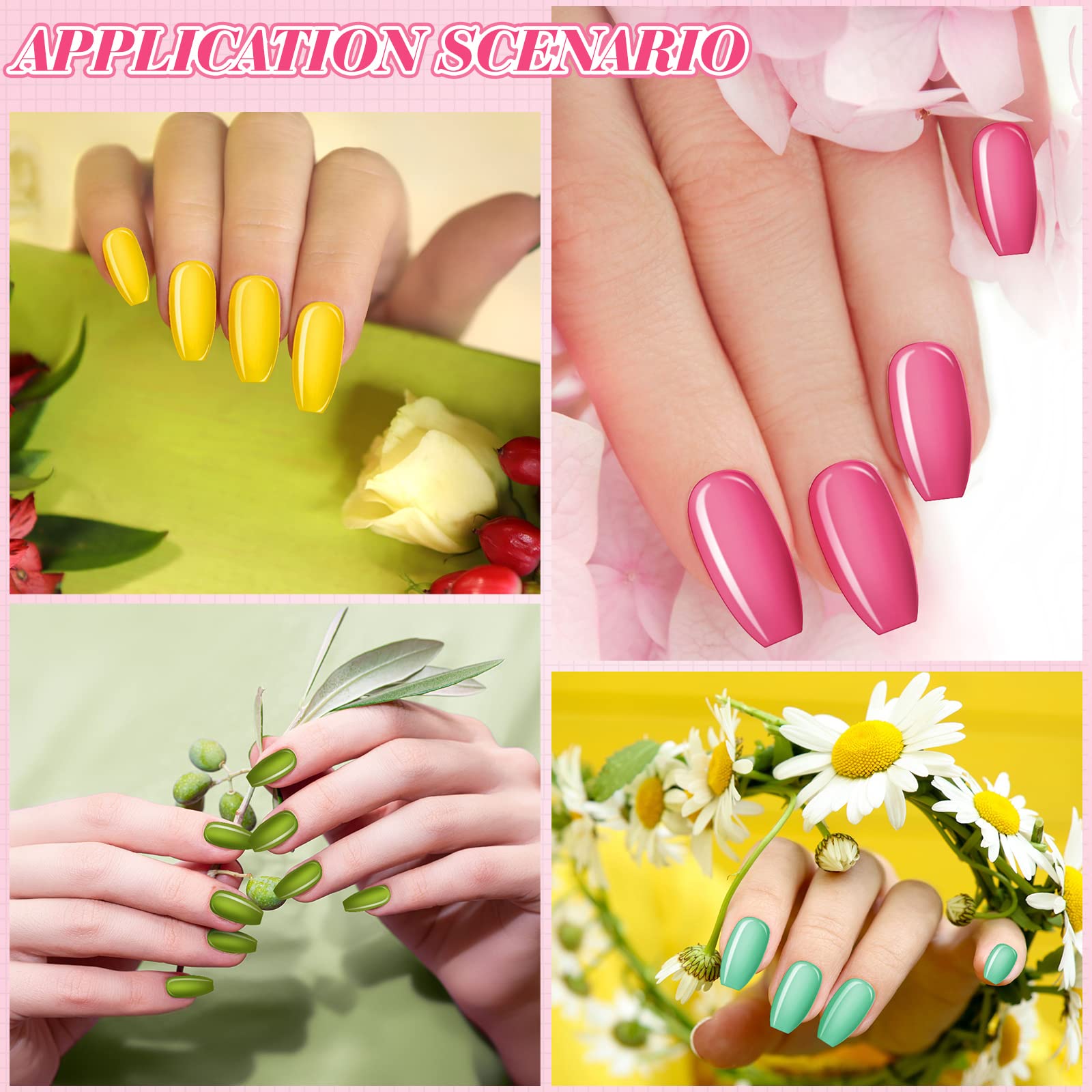 Maitys safe odorless plastic nails material emphasizing comfortable wear on natural nails