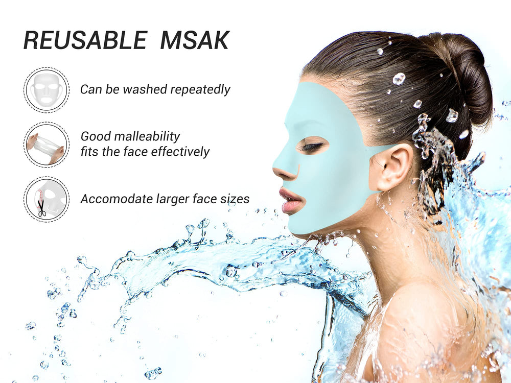 Maitys silicone face mask yellow-wear bright color helps minimize evaporation during masking