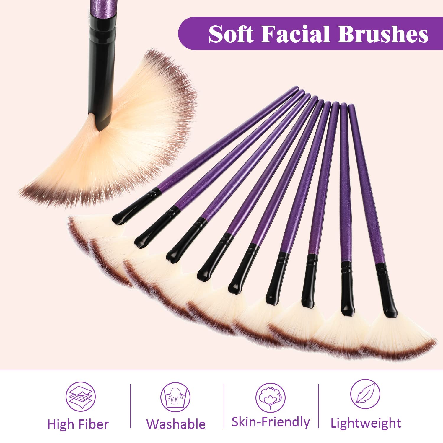 Maitys acrylic-handle brush offers smooth, durable application