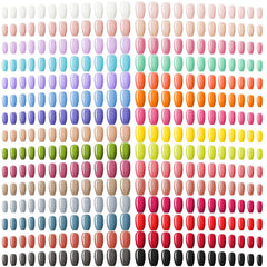 Maitys sweet-colors square nails pack front showing 720-piece variety for at-home manicures
