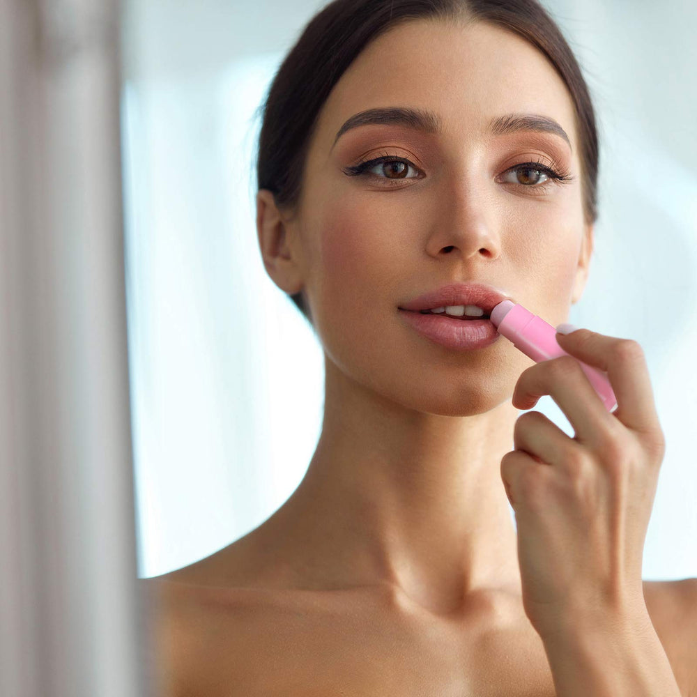 Maitys portable lip balm tubes shown with cap secured for leak-proof travel.