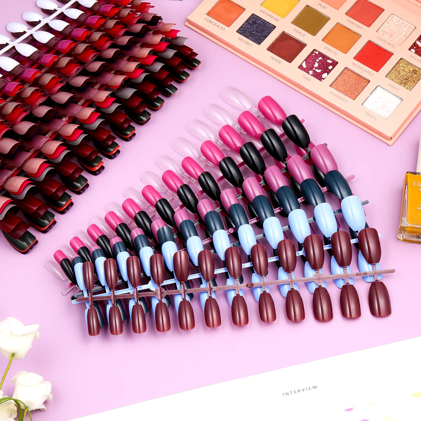 Maitys varied nail sizes close-up demonstrates fit options for multiple fingers.
