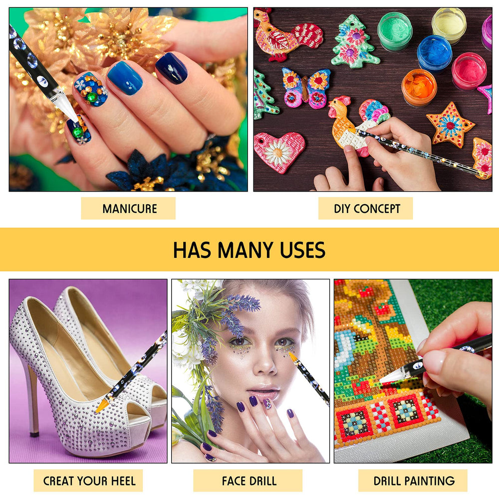 Maitys wax pens closeup shows durable self-adhesive tips for secure pick-up.