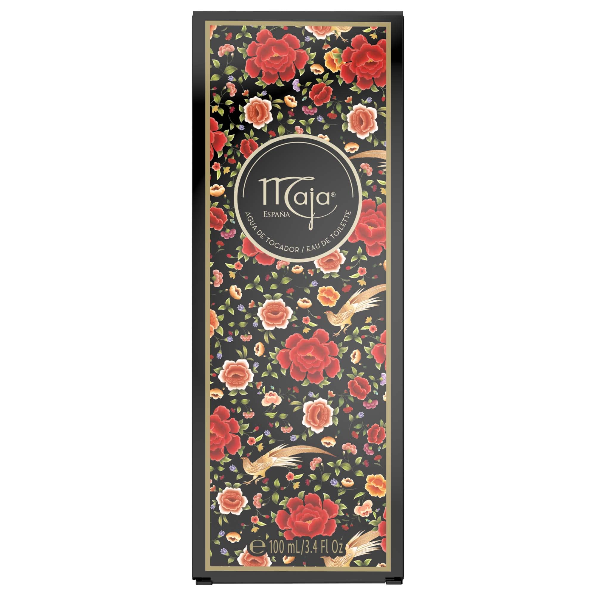 Maja by Myrurgia packaging variation highlights premium presentation for gifting occasions.