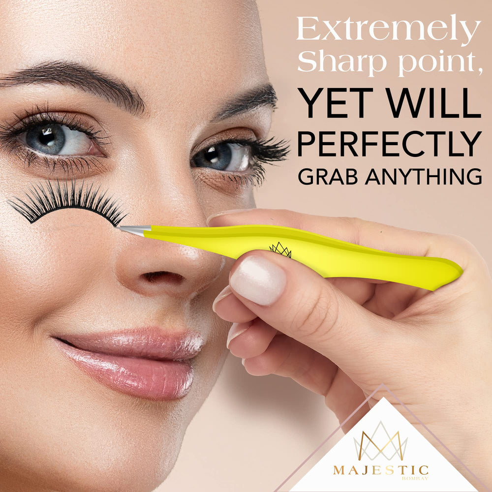 Majestic Bombay professional esthetic tweezers ideal for salon setups.