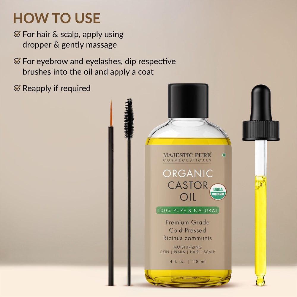 Majestic Pure castor oil nails moisturizing shot suggests cuticle care.