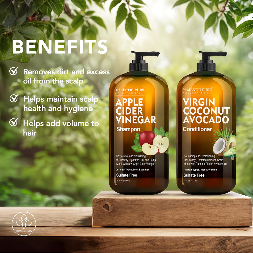 Majestic Pure duo in shower use illustrating routine that reduces buildup