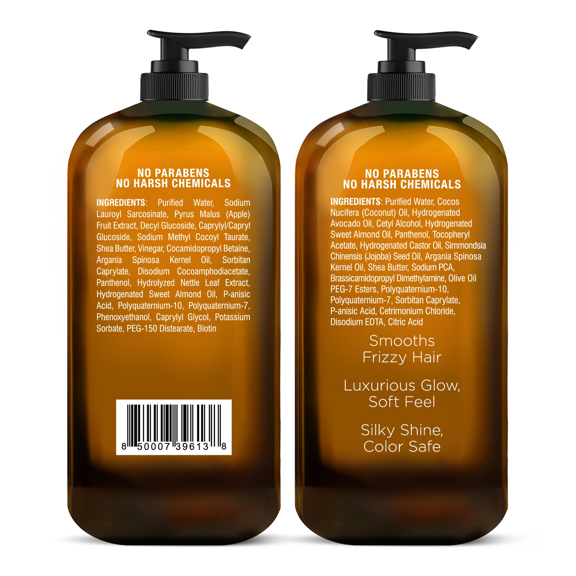Majestic Pure 16 fl oz bottle held in hand conveying true-to-size capacity