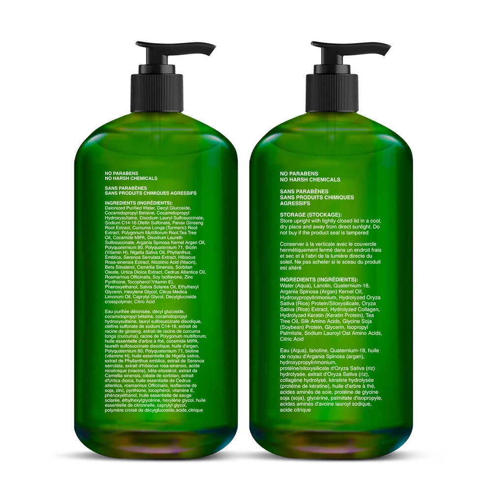 Majestic Pure Tea Tree Shampoo color-safe formula helps preserve hair color.