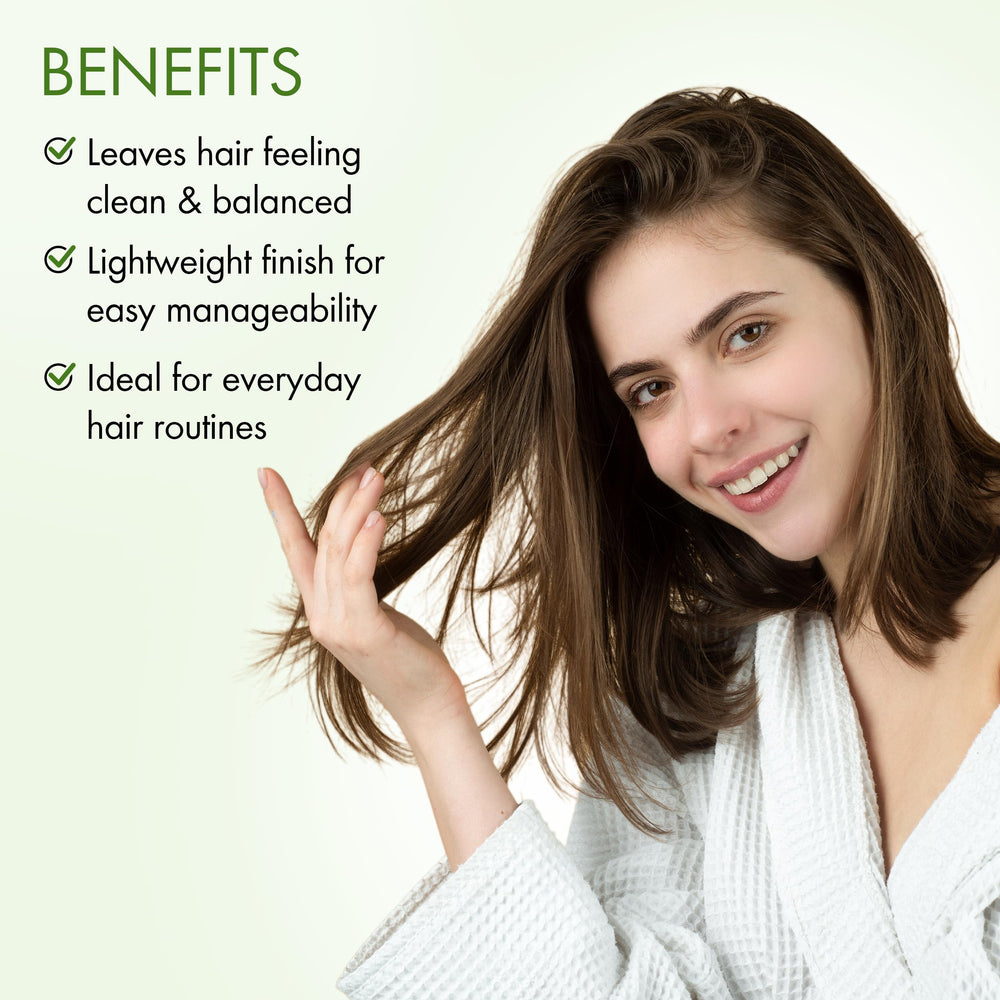Majestic Pure Tea Tree Shampoo sulfate-free formula offers gentle cleansing.