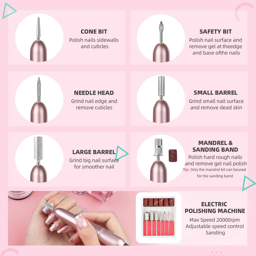 Major Dijit nail tips, glitter, charms for creative extensions.
