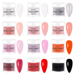 Major Dijit acrylic powder 12 colors offers vibrant, durable salon-style results